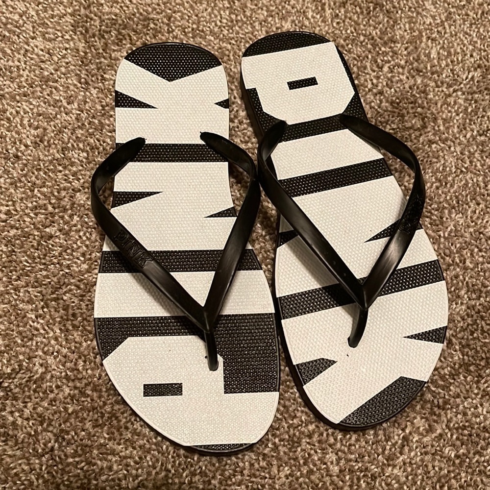 pink flip flops